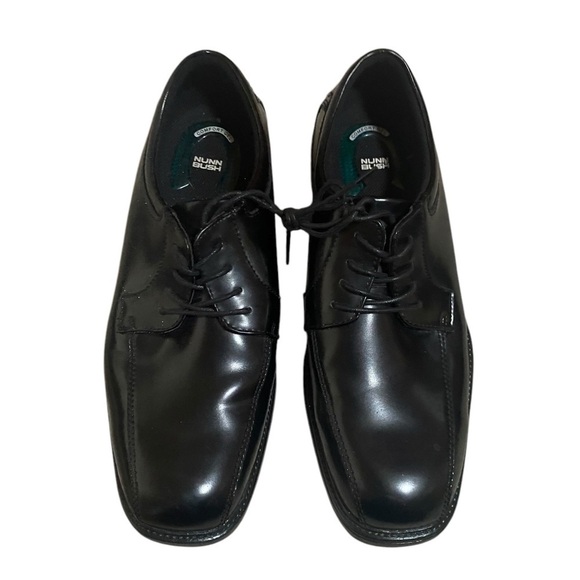 Nunn Bush Black Leather Oxford Shoes Size 11,5 Men Comfort Gel main image 5